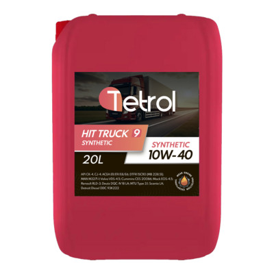 659194 Масло моторное синт. Tetrol  HIT TRUCK 9 10W-40 (e20L) без фона