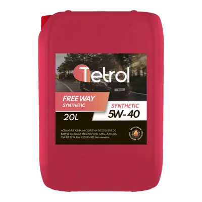 фото Tetrol FREE WAY 5W-40 (20L)