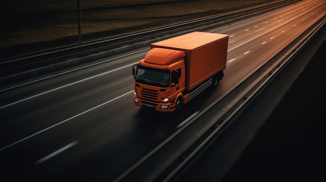 an-express-delivery-truck-speeding-on-a-highway-ai-generated_866663-10092